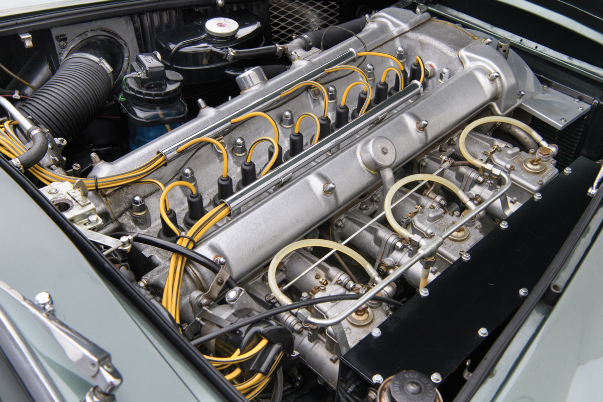 Engine of 1961 Aston Martin DB4GT offered at RM Sotheby’s Monterey live auction 2019